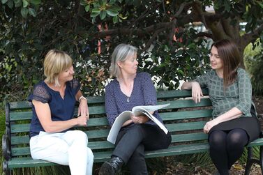 Deb Vanna Emma diff position with book